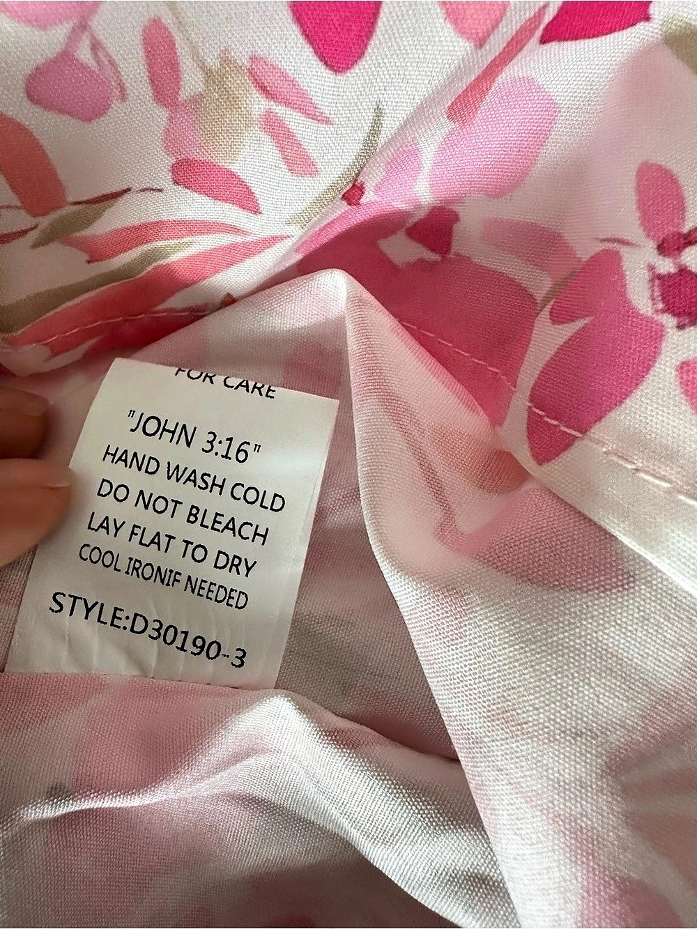 Floral Maxi Dress in Pink & White Size XL - Picture 11 of 15